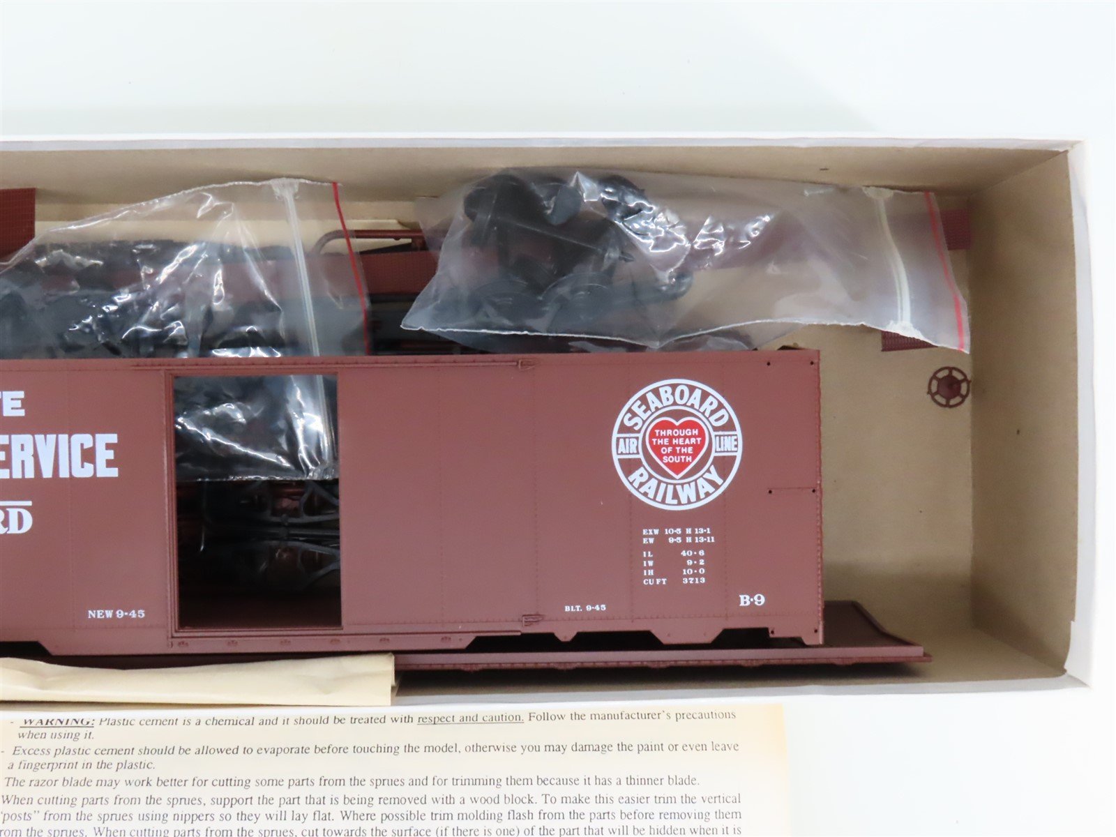 O Gauge 3-Rail InterMountain Kit OBSA3905 SAL Courteous Service Box Car #19905