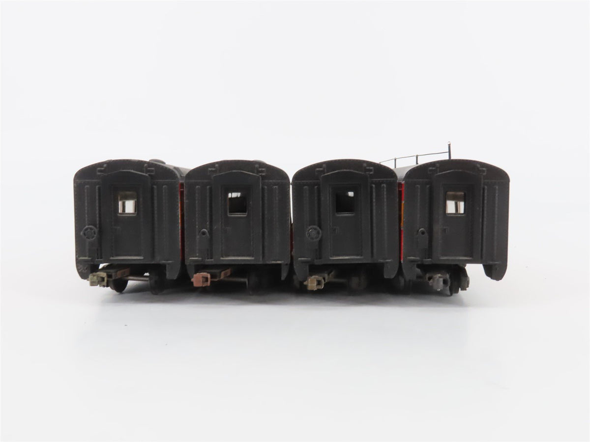 LOT of 4 HO Scale SP Southern Pacific Daylight Coach Passenger Cars