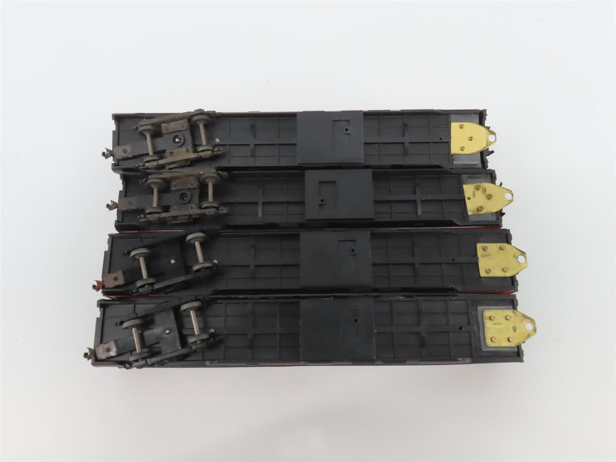 LOT of 4 HO Scale SP Southern Pacific Daylight Coach Passenger Cars