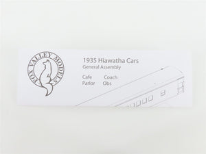 HO Scale Fox Valley Models FVM 10102 MILW Hiawatha Coach Passenger #4446