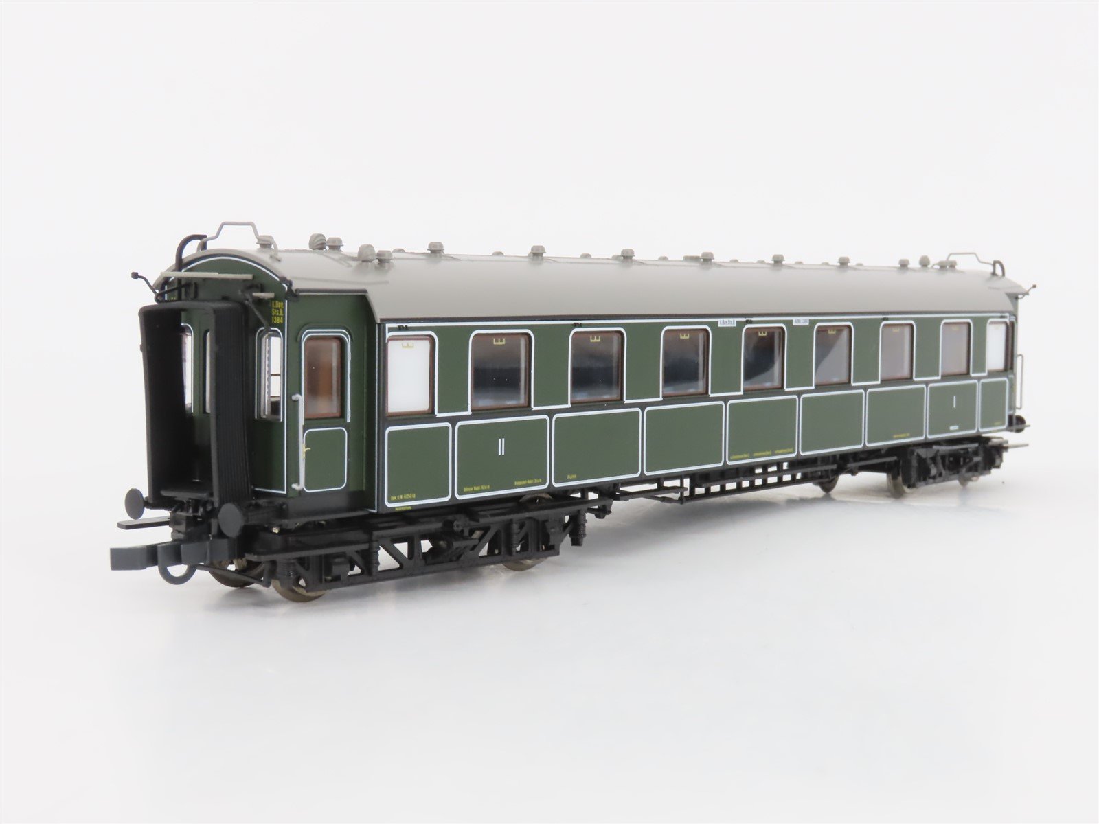 HO Scale Roco 45580 K.Bay.Sts. B Bavarian Coach 1/2 Class Passenger Car