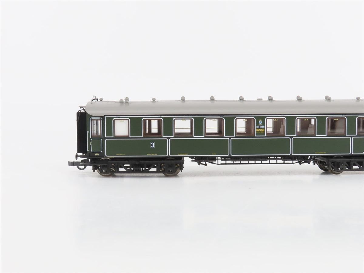 HO Scale Roco 45582 K.Bay.Sts. B Bavarian Coach 3 Class Passenger Car