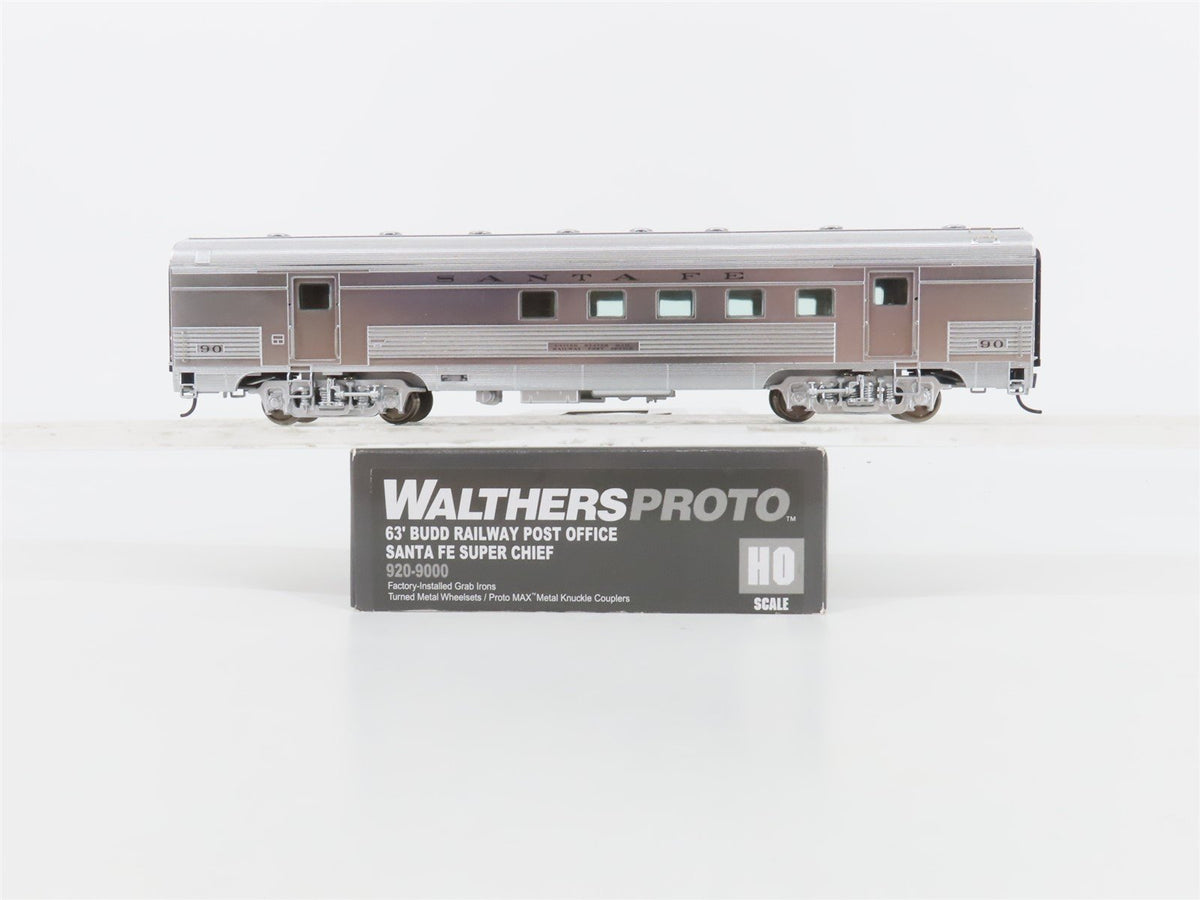 HO Walthers Proto 920-9000 ATSF Santa Fe Super Chief 63&#39; Budd RPO Passenger