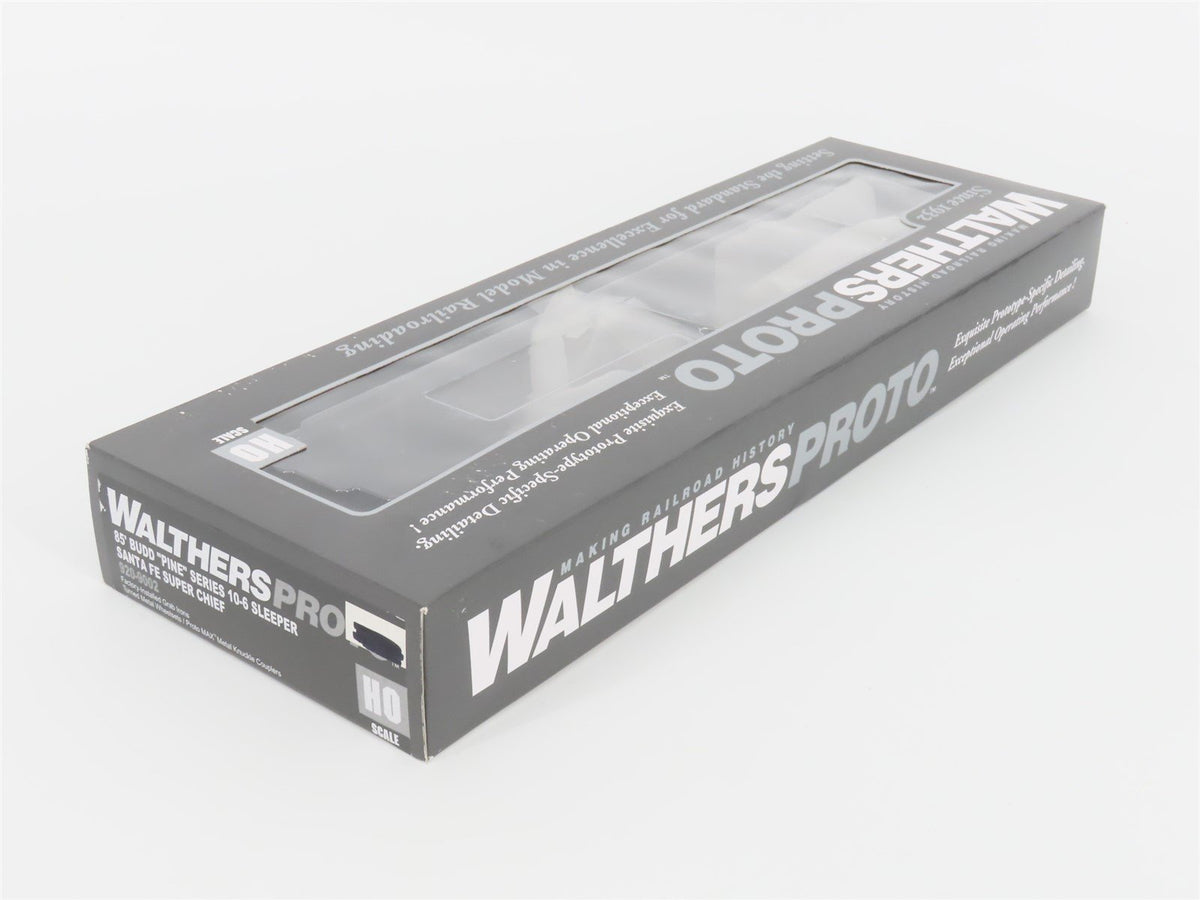 HO Walthers Proto 920-9002 ATSF Santa Fe 85&#39; Budd &quot;Pine&quot; 10-6 Sleeper Passenger