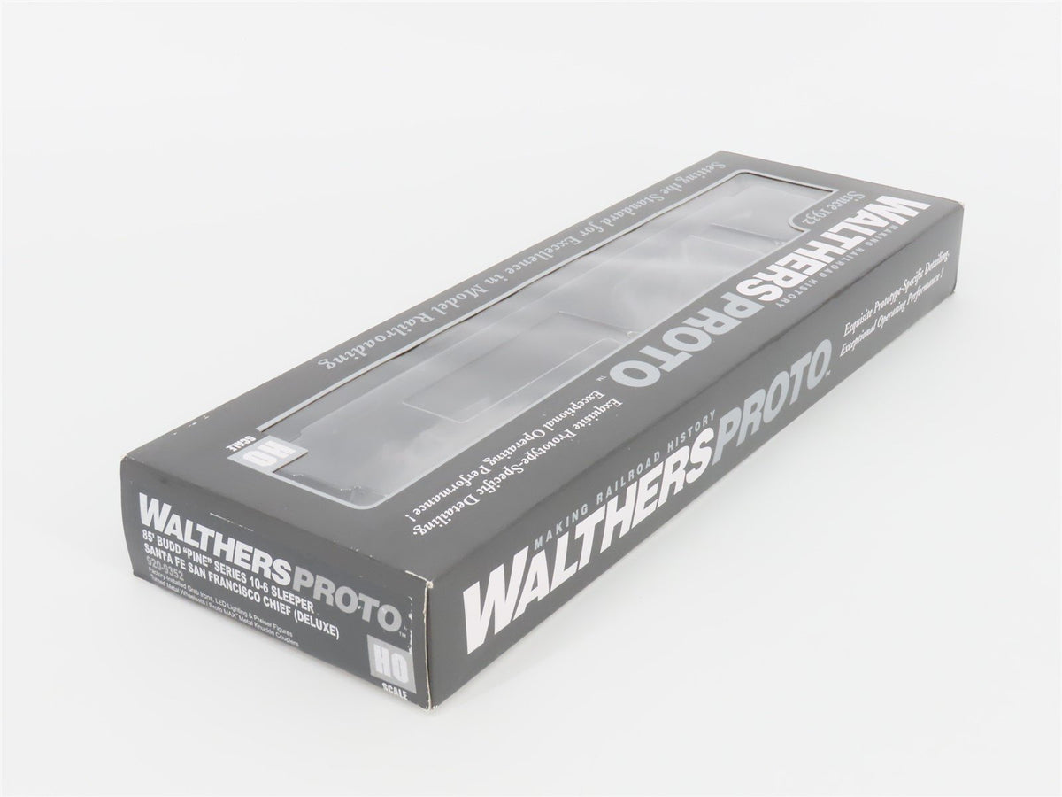 HO Walthers Proto 920-9352 ATSF Santa Fe 85&#39; Budd Pine 10-6 Sleeper Passenger