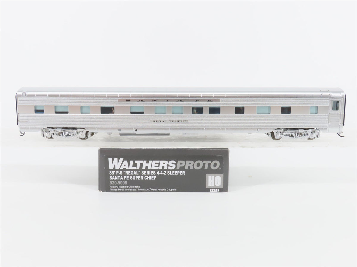 HO Walthers Proto 920-9005 ATSF Santa Fe Regal 85&#39; P-S 4-4-2 Sleeper Passenger