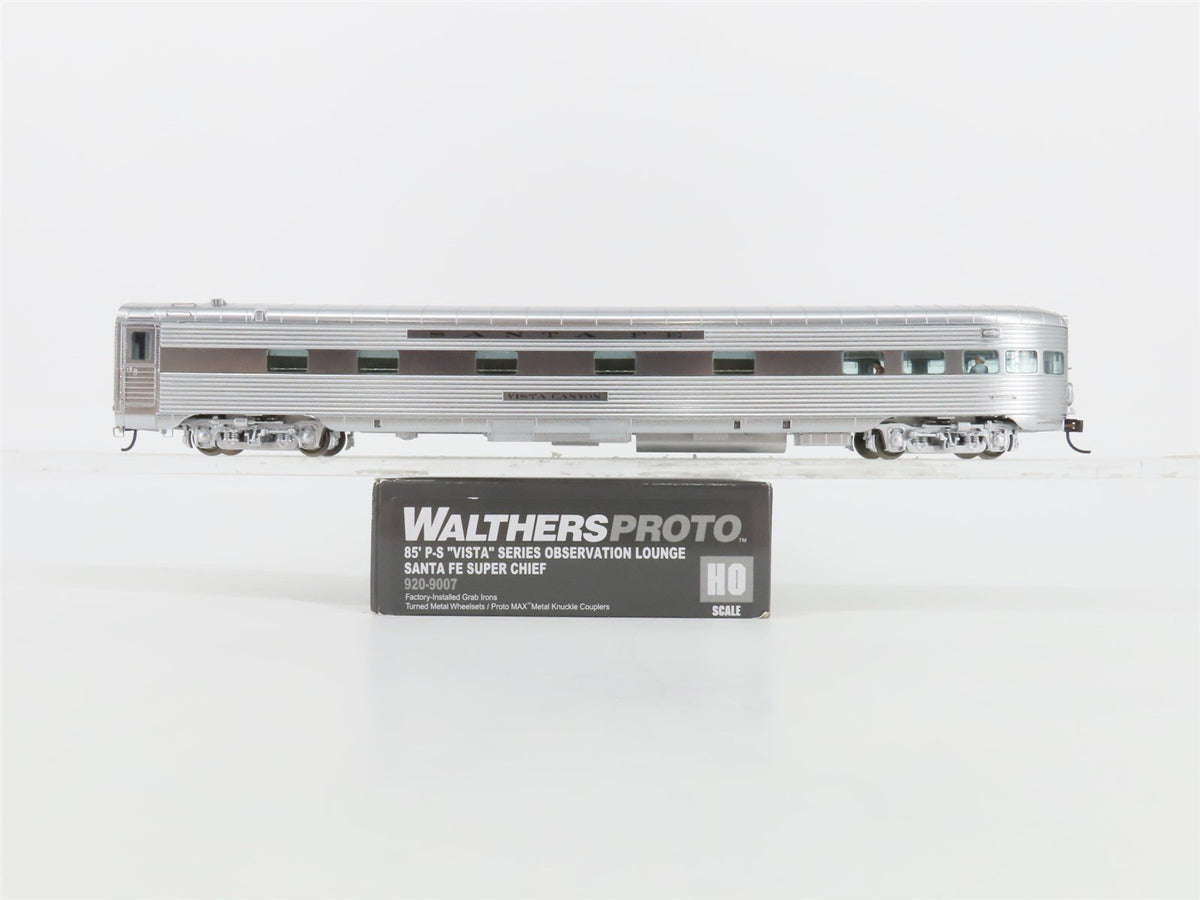 HO Walthers Proto 920-9007 ATSF Santa Fe 85&#39; Vista Observation Lounge Passenger