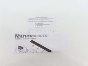 HO Walthers Proto 920-9002 ATSF Santa Fe 85' Budd Pine 10-6 Sleeper Passenger