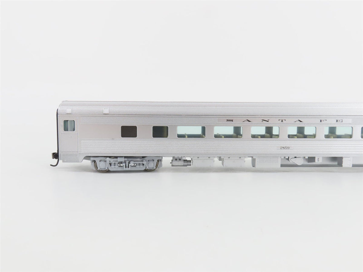 HO Walthers Mainline 910-30002 ATSF Santa Fe 85&#39; Budd Coach Passenger Car #2859