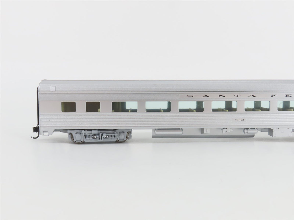HO Walthers Mainline 910-30002 ATSF Santa Fe 85&#39; Budd Coach Passenger Car #2860