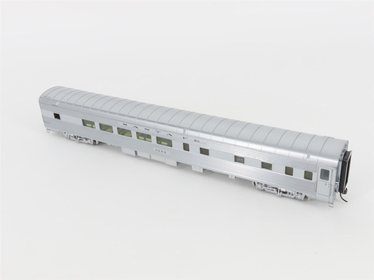 HO Scale Walthers 932-9724 ATSF Santa Fe Plated Dormitory Lounge Passenger #1344
