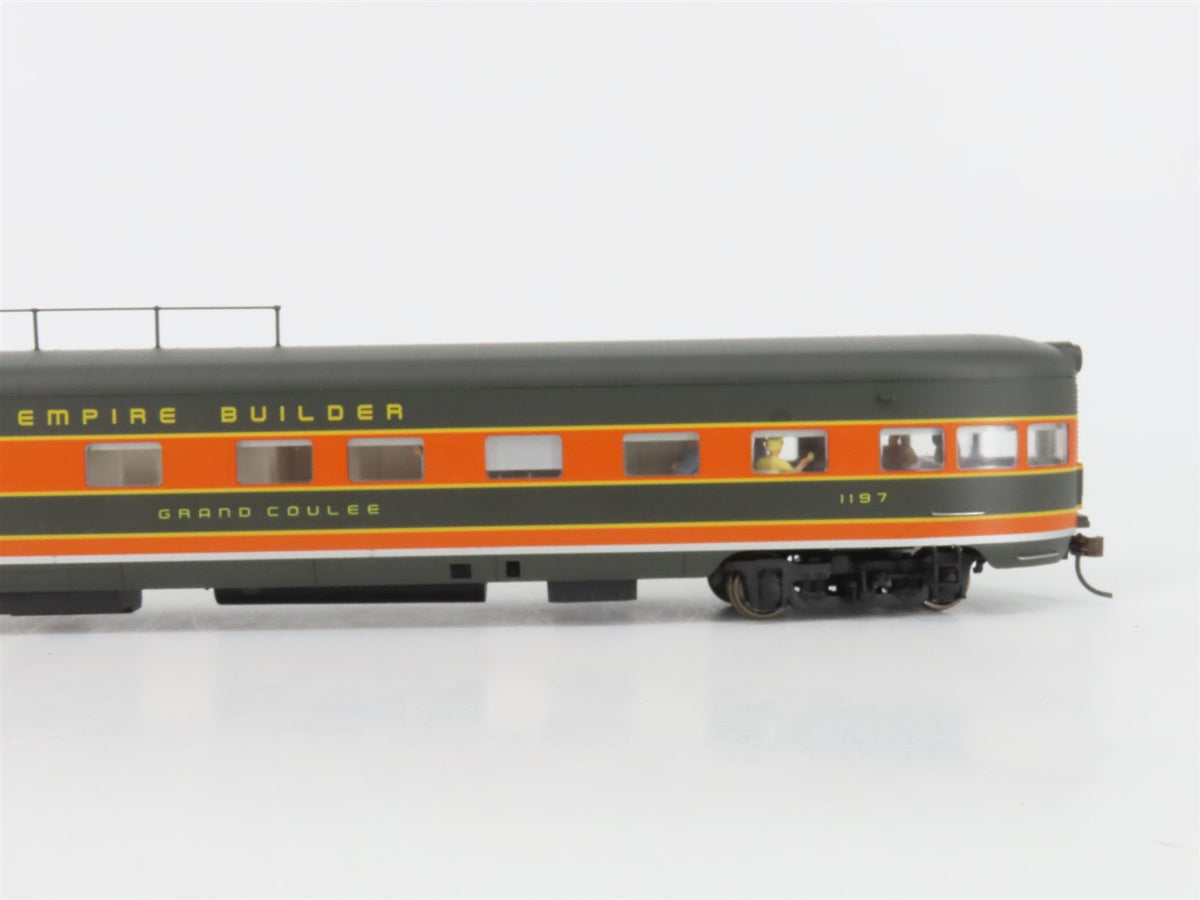 HO Walthers 932-9038 GN Empire Builder 6-4-1 Lounge Observation Passenger Car