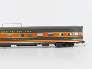 HO Walthers 932-9038 GN Empire Builder 6-4-1 Lounge Observation Passenger Car