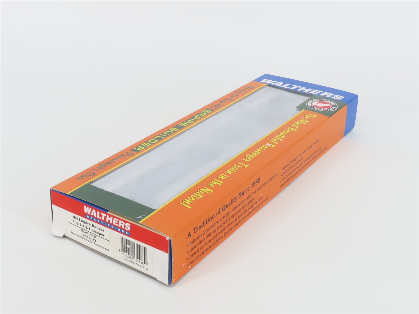 HO Walthers 932-9033 River Series GN Empire Builder 7-4-3-1 Sleeper Passenger