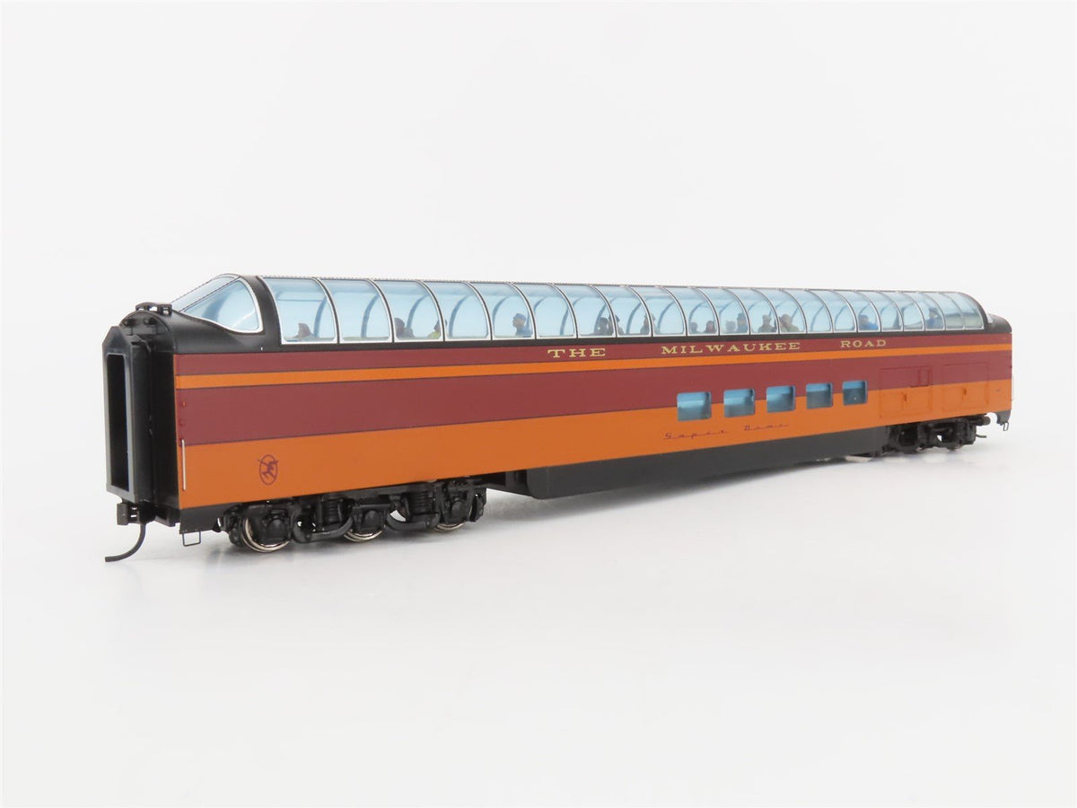 HO Walthers 932-9273 MILW Milwaukee Rd Excursion Super Dome Passenger Car #53
