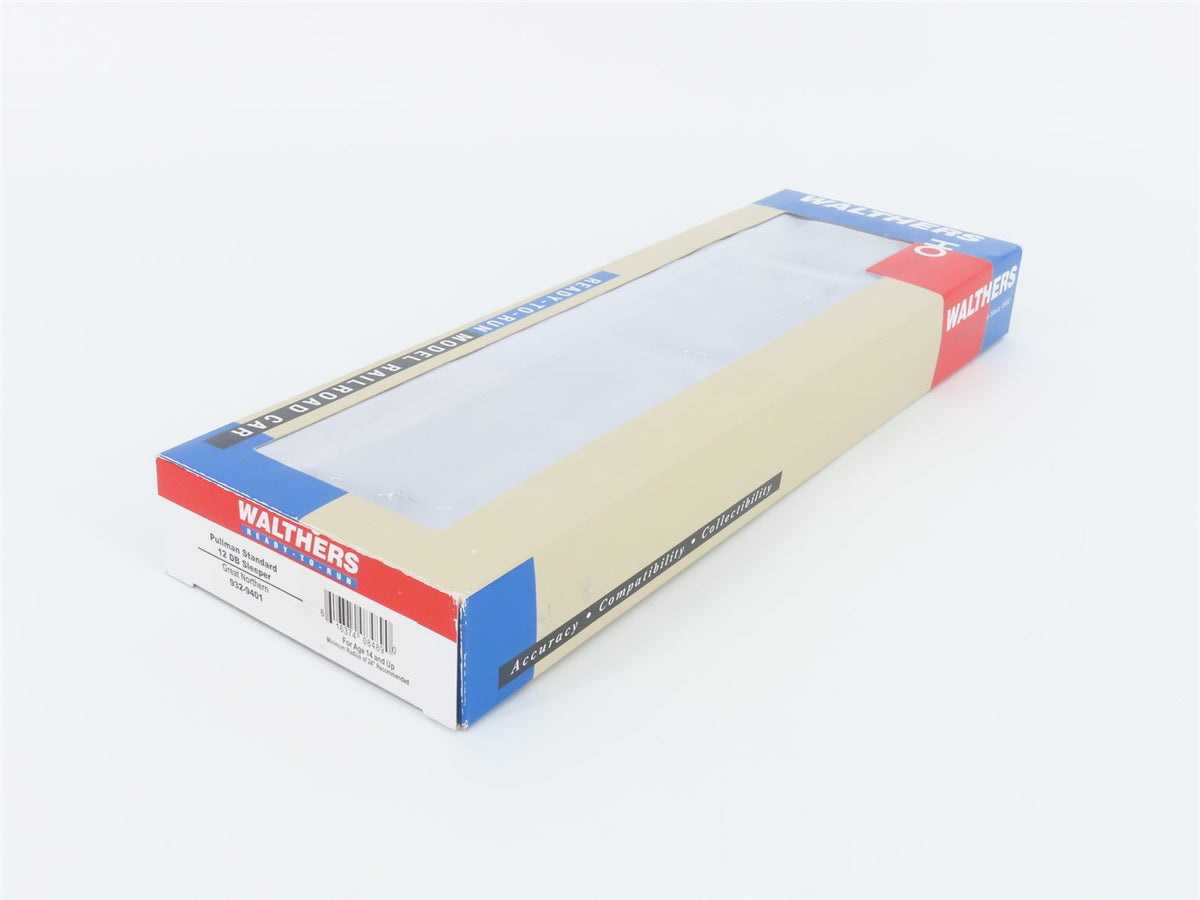 HO Scale Walthers 932-9401 GN Riverton Heights P-S 12 DB Sleeper Passenger Car