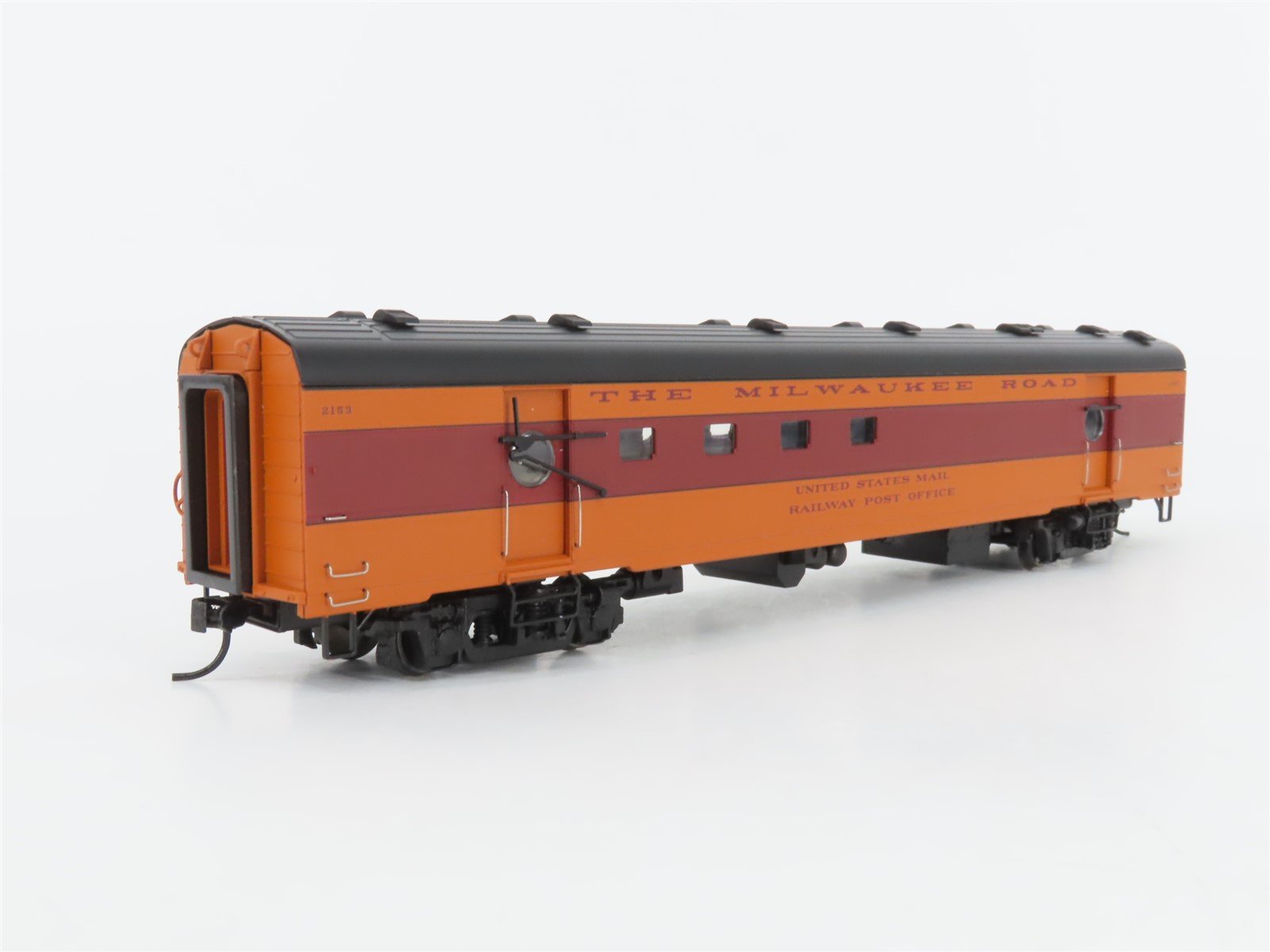 HO Walthers 932-9201 MILW Milwaukee Rd 1955 Twin Cities Hiawatha RPO Passenger