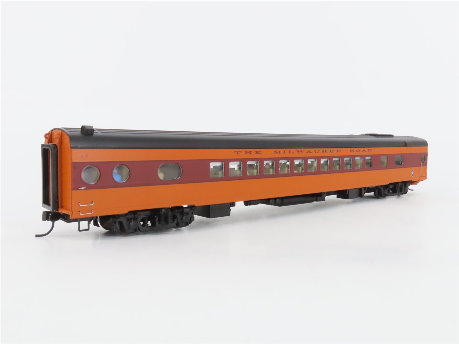 HO Walthers 932-9208 MILW Milwaukee Rd Twin Cities Hiawatha Coach Passenger #506