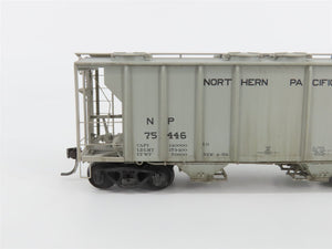 HO Kadee 8011 NP Northern Pacific 2 Bay Covered Hopper Custom Weathered #75446