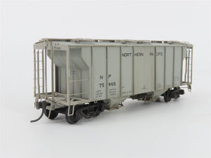 HO Kadee 8011 NP Northern Pacific 2 Bay Covered Hopper Custom Weathered #75446