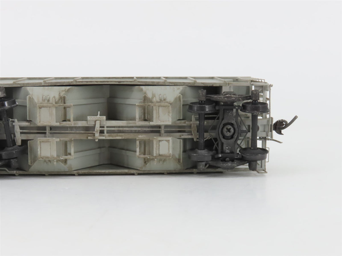HO Kadee 8011 NP Northern Pacific 2 Bay Covered Hopper Custom Weathered #75446