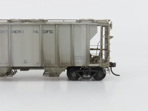 HO Kadee 8011 NP Northern Pacific 2 Bay Covered Hopper Custom Weathered #8011
