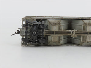 HO Kadee 8011 NP Northern Pacific 2 Bay Covered Hopper Custom Weathered #8011