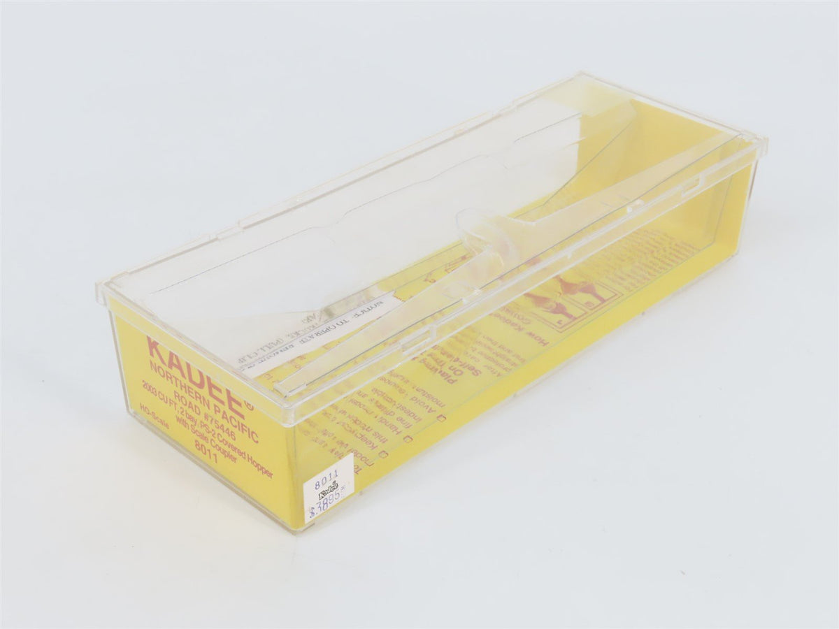 HO Kadee 8011 NP Northern Pacific 2 Bay Covered Hopper Custom Weathered #8011