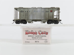 HO Kadee 8013 GN Great Northern 2 Bay Covered Hopper Custom Weathered #71470