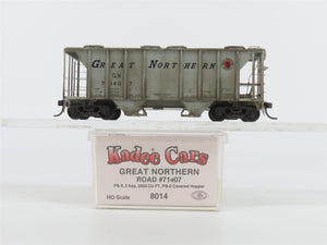 HO Kadee 8014 GN Great Northern 2 Bay Covered Hopper Custom Weathered #71407