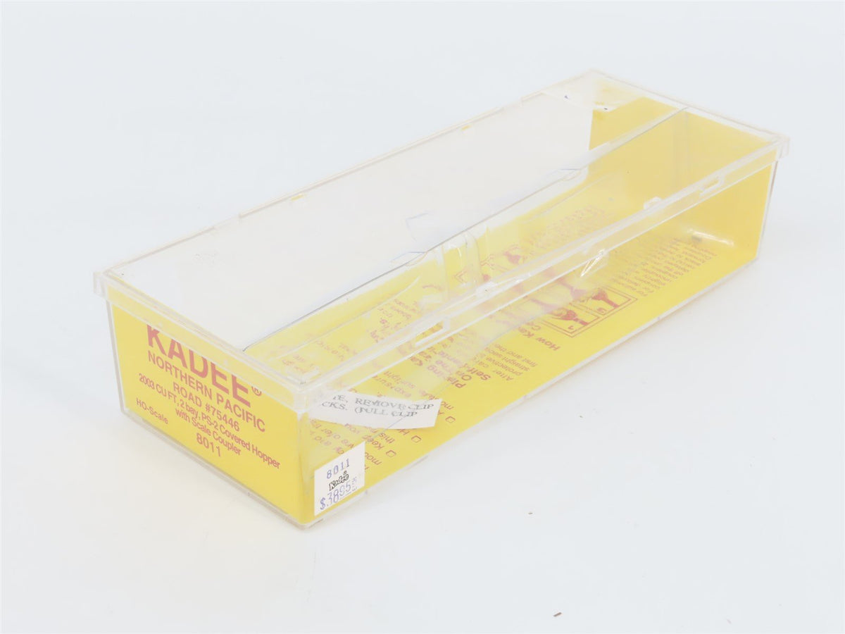 HO Kadee 8011 NP Northern Pacific 2 Bay Covered Hopper Custom Weathered #75441
