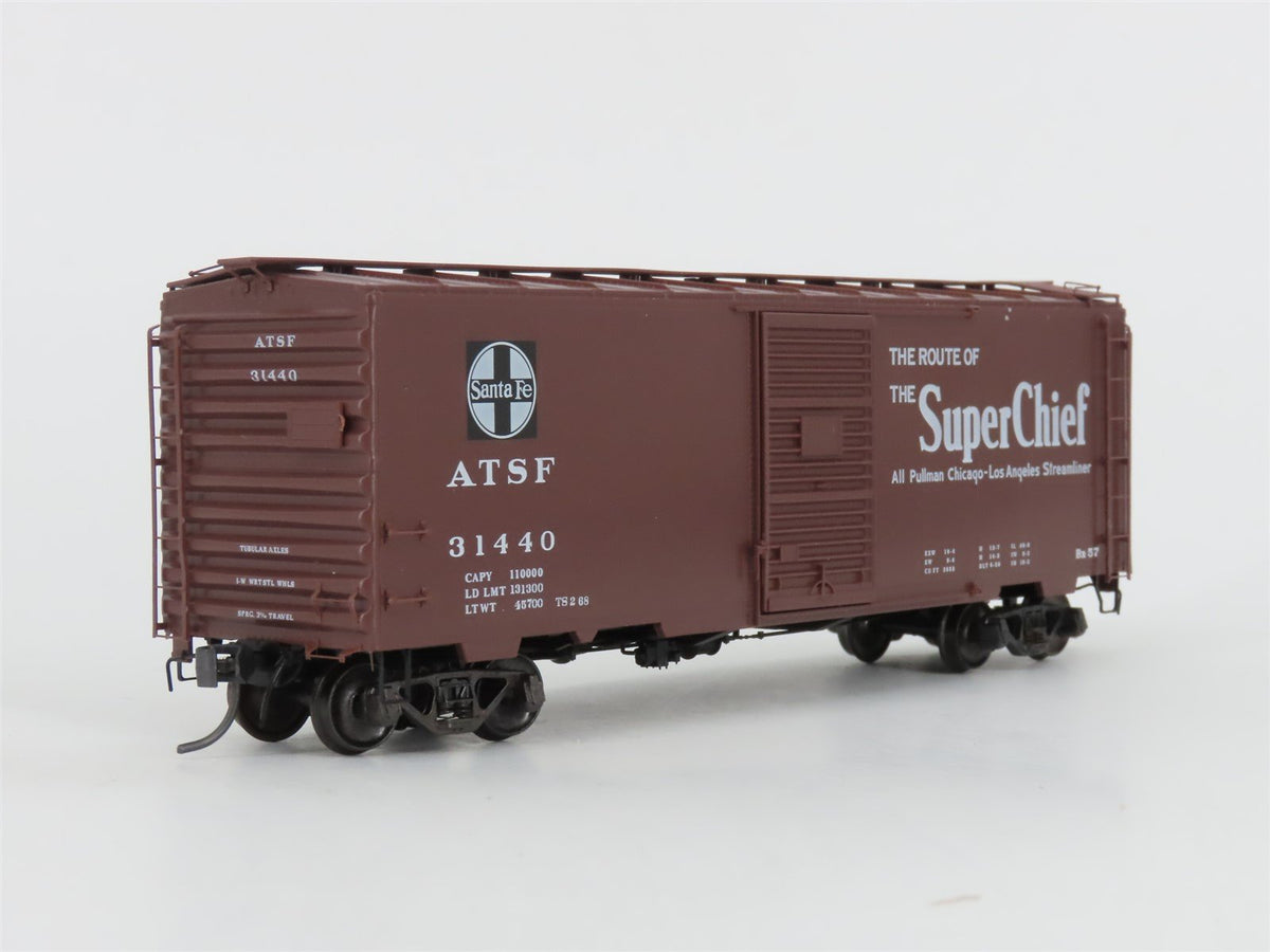 HO Kadee 4015 ATSF Santa Fe Super Chief 40&#39; Single Door Box Car #31440