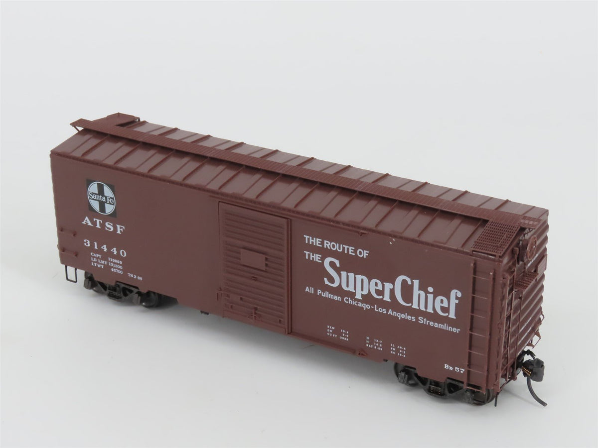 HO Kadee 4015 ATSF Santa Fe Super Chief 40&#39; Single Door Box Car #31440