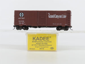 HO Kadee 4018 ATSF Santa Fe Grand Canyon Line 40' Single Door Box Car #31698