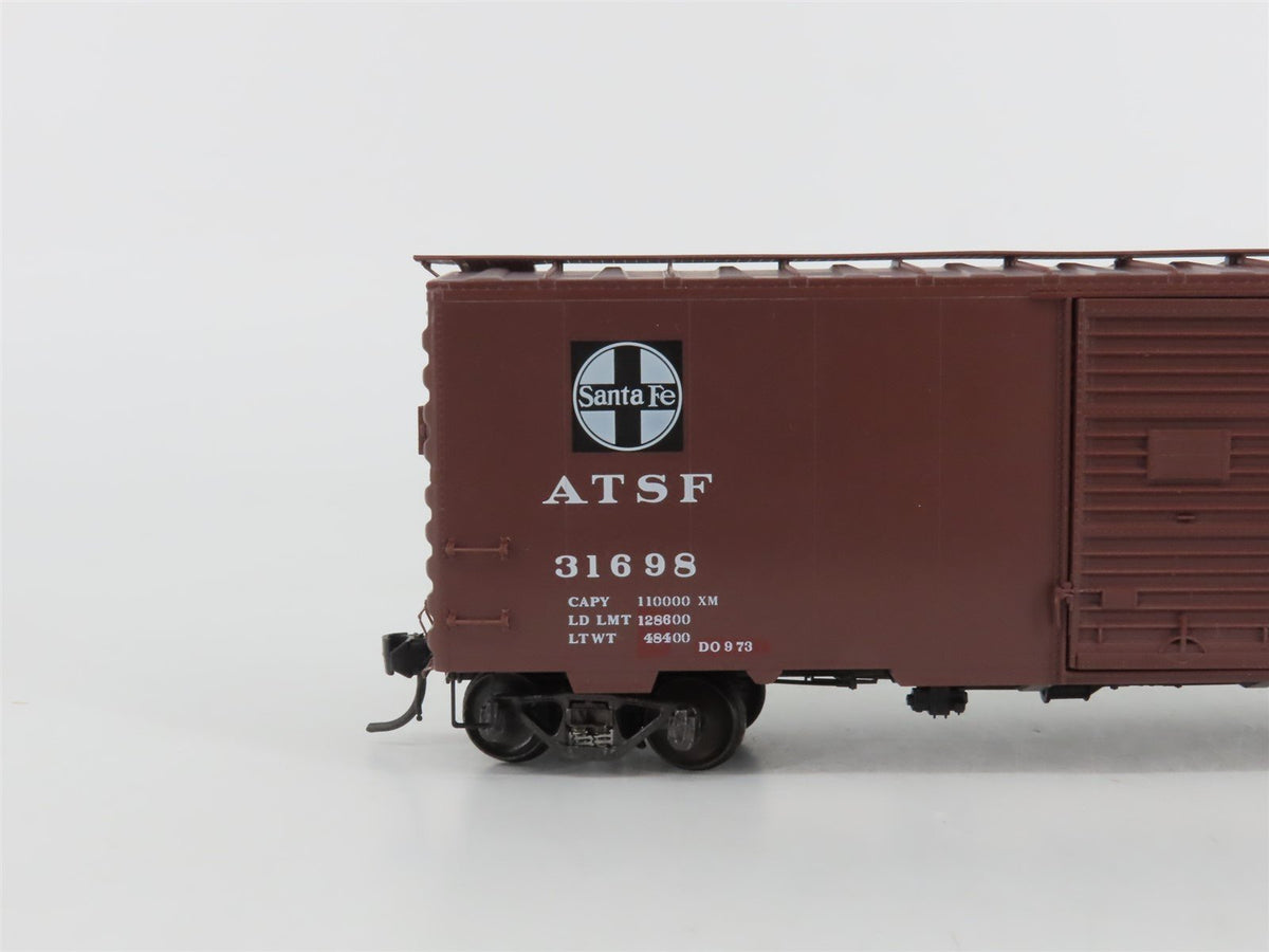 HO Kadee 4018 ATSF Santa Fe Grand Canyon Line 40&#39; Single Door Box Car #31698