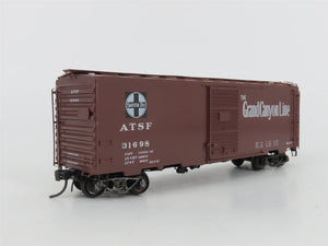HO Kadee 4018 ATSF Santa Fe Grand Canyon Line 40' Single Door Box Car #31698
