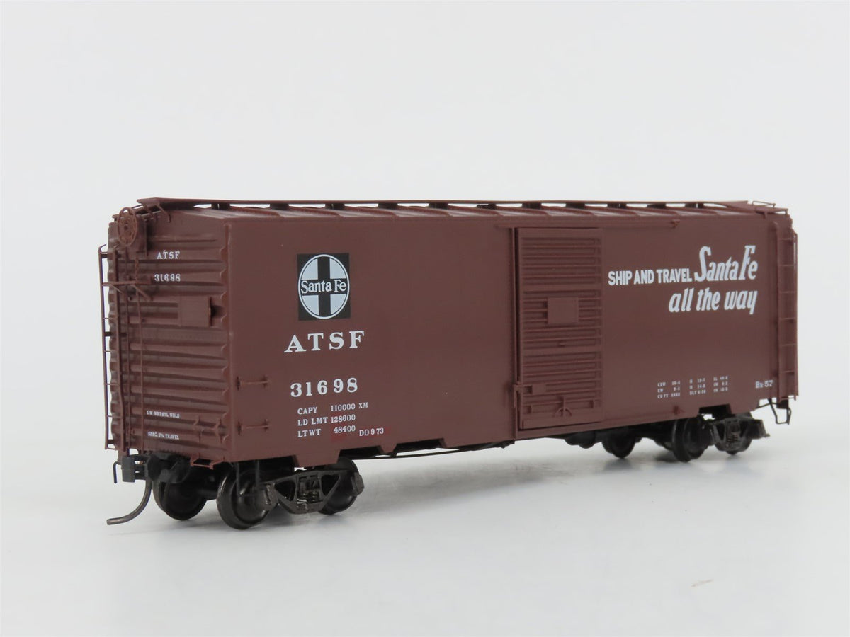 HO Kadee 4018 ATSF Santa Fe Grand Canyon Line 40&#39; Single Door Box Car #31698