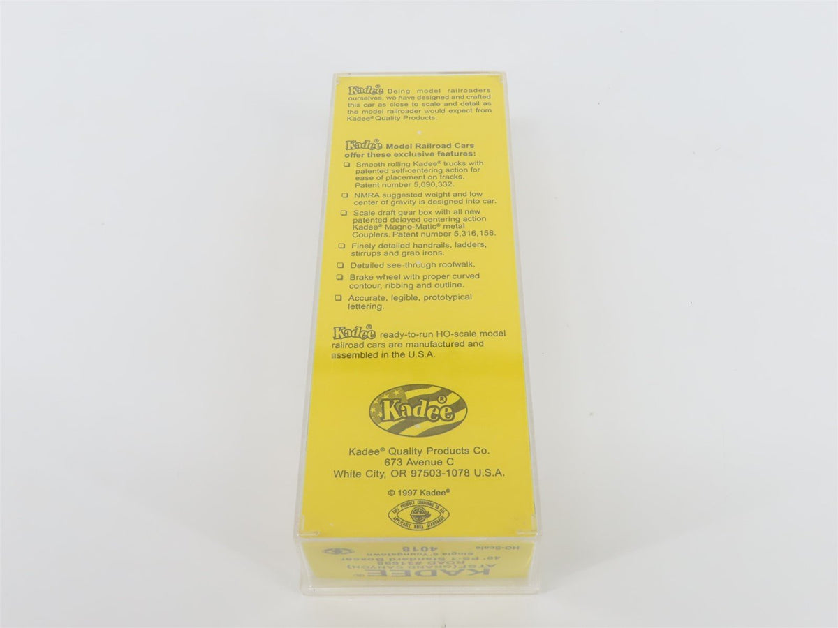 HO Kadee 4018 ATSF Santa Fe Grand Canyon Line 40&#39; Single Door Box Car #31698
