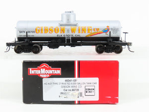 HO InterMountain 46341-05* GATX Gibson Wine Co 8,000 Gallon Tank Car #66720