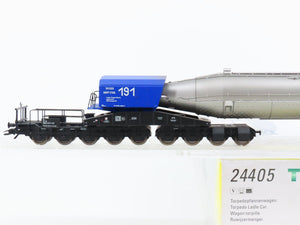 HO Scale Trix 24405 DB Deutsche Bahn Torpedo Ladle Car #191