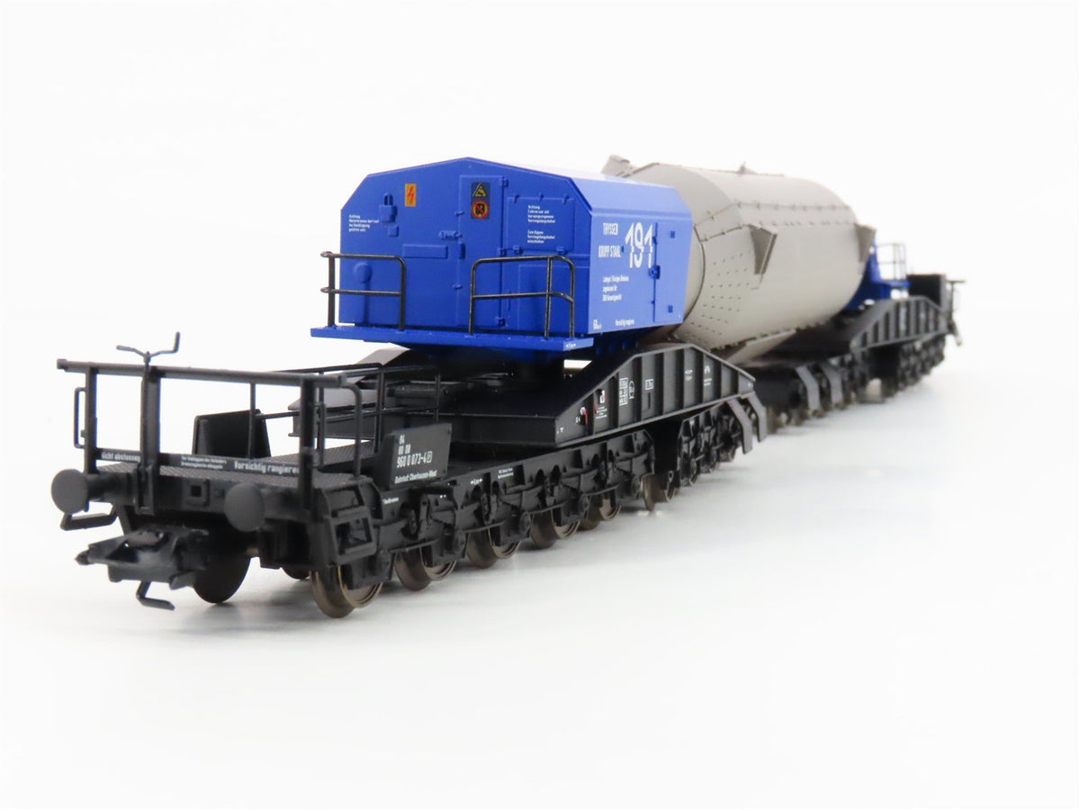 HO Scale Trix 24405 DB Deutsche Bahn Torpedo Ladle Car #191