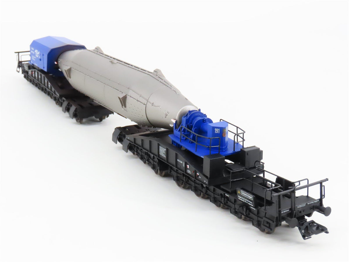 HO Scale Trix 24405 DB Deutsche Bahn Torpedo Ladle Car #191