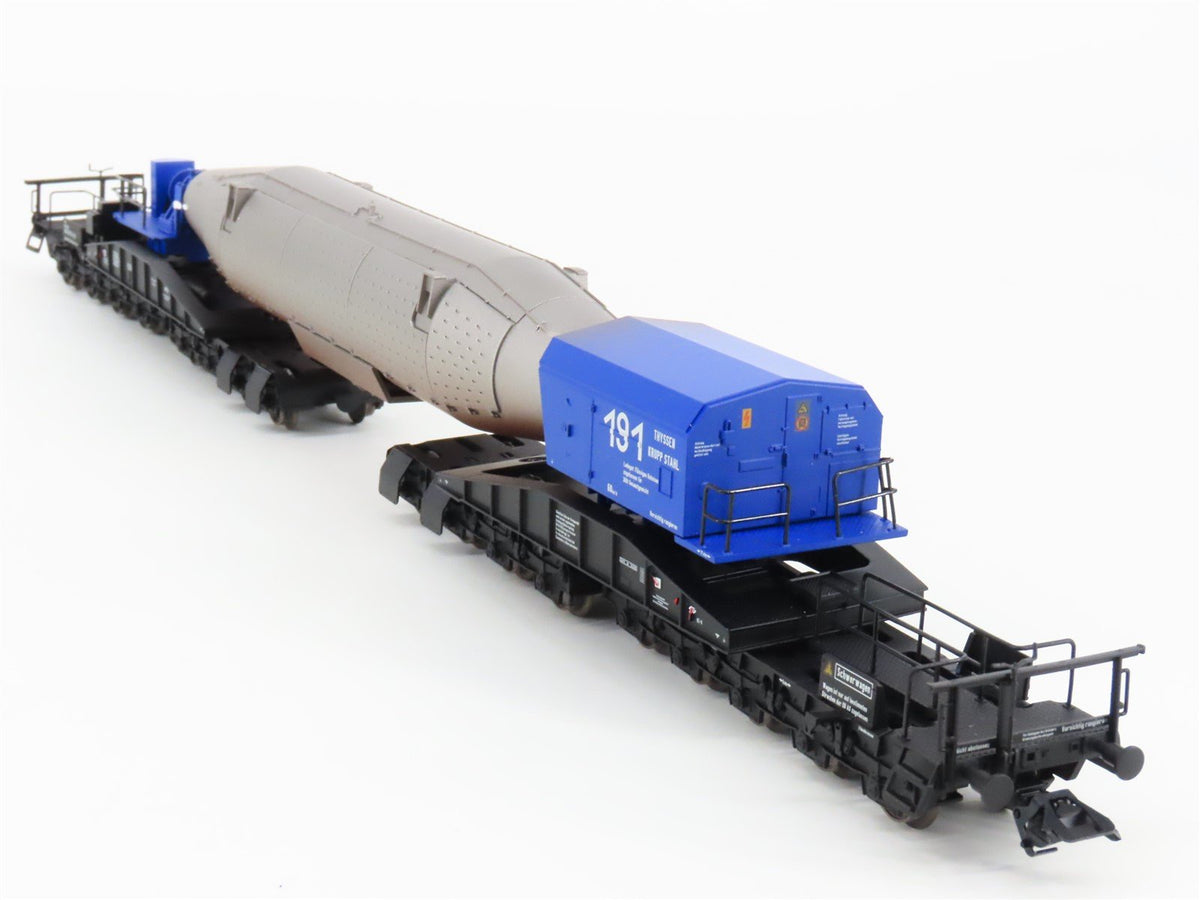 HO Scale Trix 24405 DB Deutsche Bahn Torpedo Ladle Car #191