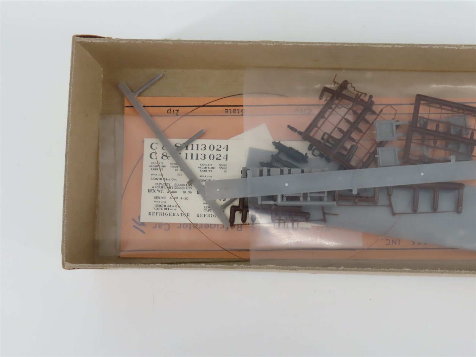 HOn3 Scale Grandt Line Kit 5231 C&S/RGS Reefer