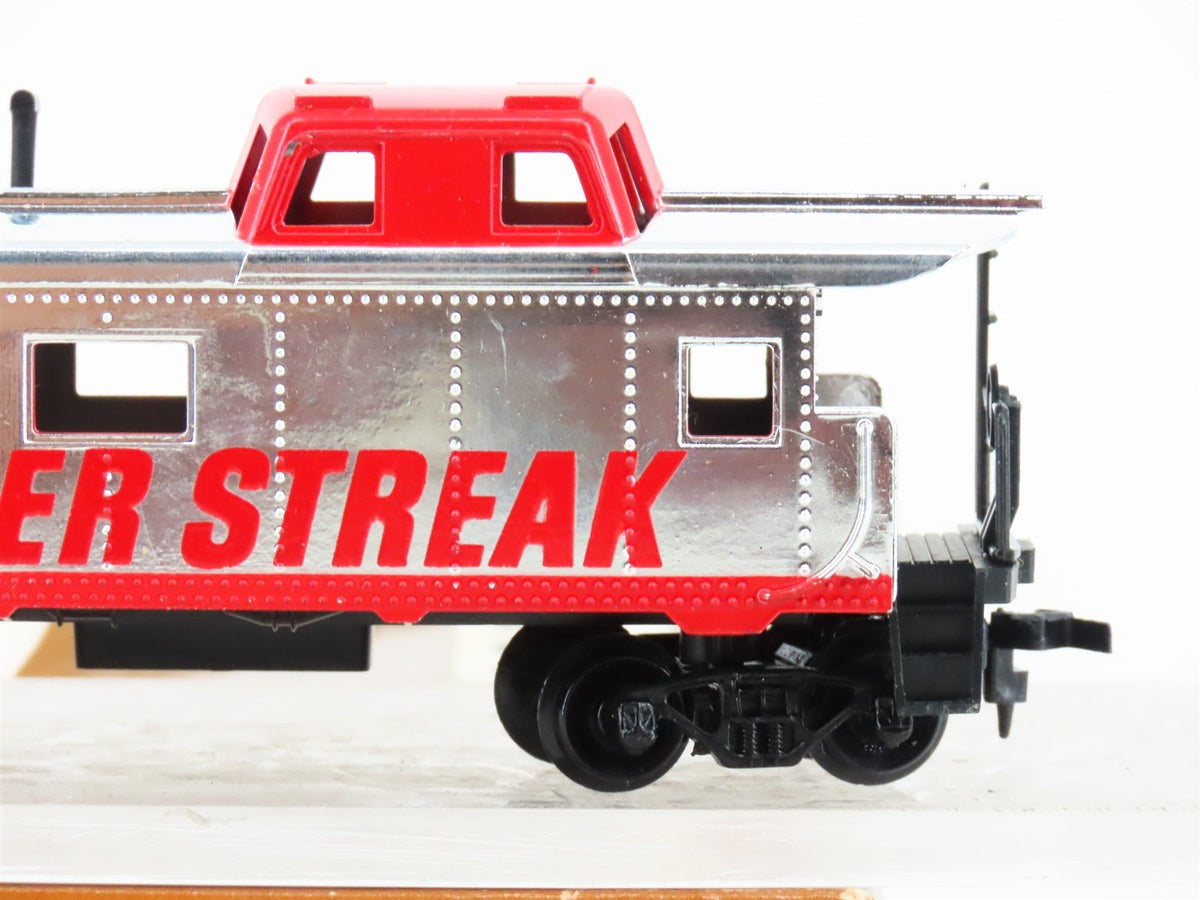 HO Scale TYCO 327-60 Silver Streak Offset Cupola Caboose