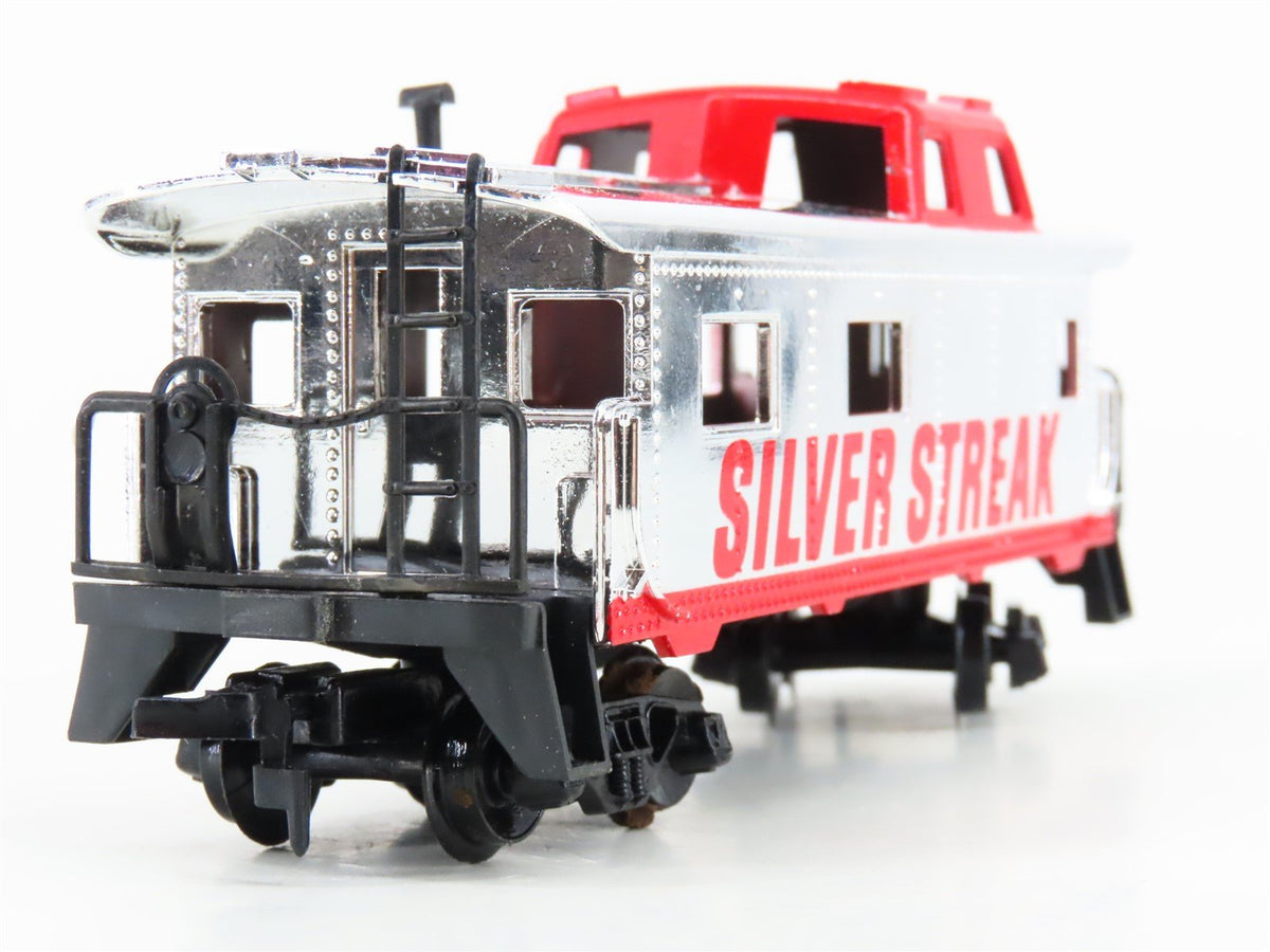 HO Scale TYCO 327-60 Silver Streak Offset Cupola Caboose