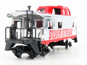 HO Scale TYCO 327-60 Silver Streak Offset Cupola Caboose
