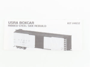 HO Scale Tichy Train Group Kit #4032 USRA SS Ribbed Steel Box Car