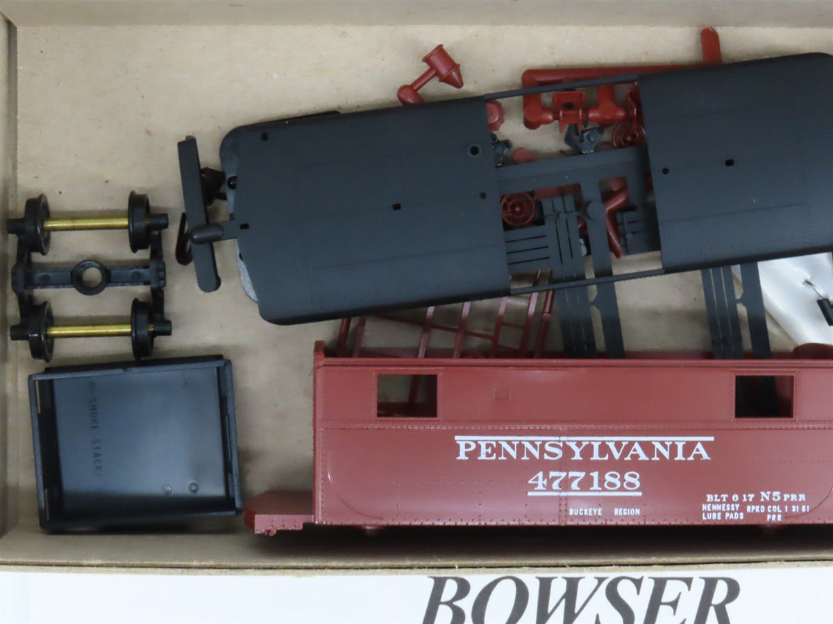 HO Scale Bowser Kit #55003 PRR Pennsylvania Buckeye Region Caboose #477188
