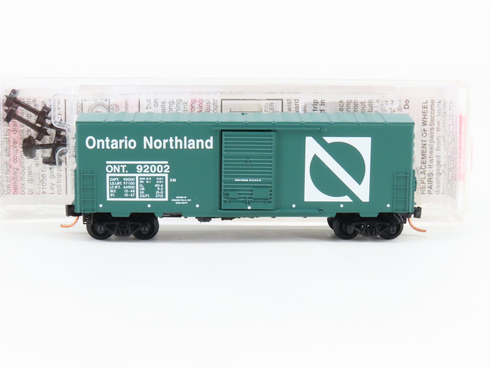 N Scale Micro-Trains MTL 24100 ONT Ontario Northland 40' Box Car #92002
